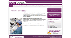 Desktop Screenshot of mededicus.com