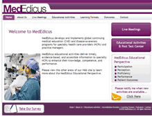 Tablet Screenshot of mededicus.com